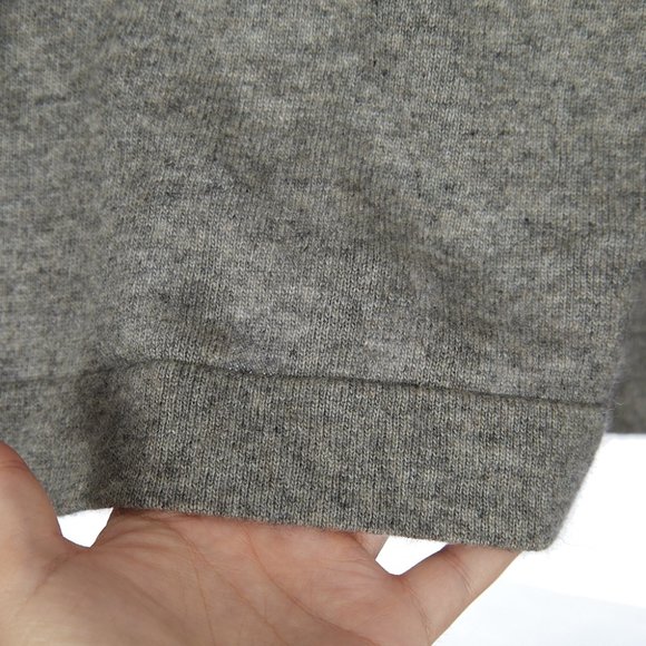 Vintage Unbranded Cashmere Blend Gray Turtleneck Sweater Large - Picture 5 of 7